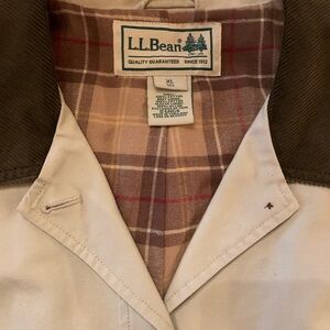 L.L. Bean Beige and Brown Women's Jacket